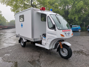 Ambulancia de tres ruedas barata basada en furgoneta de 175 cc basada en furgoneta