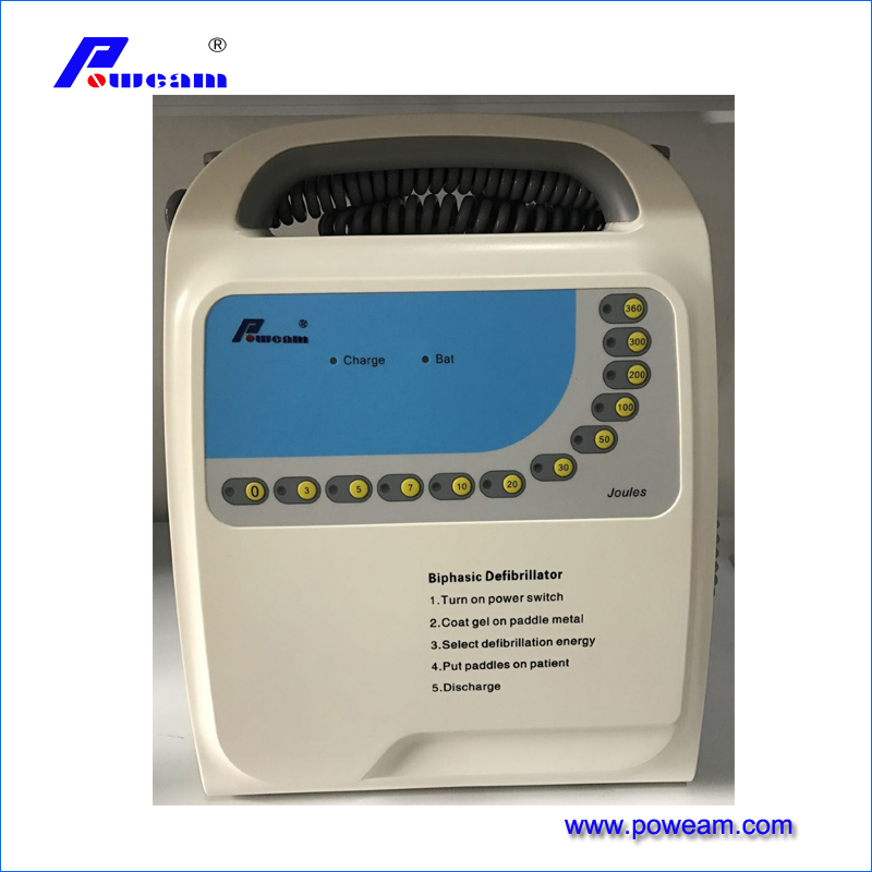 Fibrilador monofásico externo automatizado AED AED HOSPITAL AED (D-1000A)